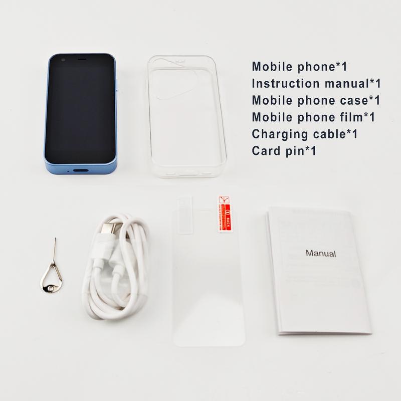 Pocket Smartphone, 3-Inch Full-Screen Display, Mtk6580 Quad-Core Processor, Dual Sim Global Network, 2GB+16GB Memory, Ai Camera, Type-C