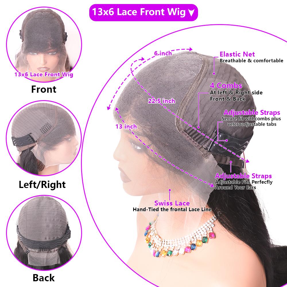 Kinky Curly Lace Front Human Hair Wig 30 36 Inches Curly Human Hair Wig 180 Density Brazilian Remy 13x4 13x6 Transparent Hd Lace Frontal Wigs Deep Wave Human Hair Wig For Women Pre Plucked TikTokShopHolidayHaul