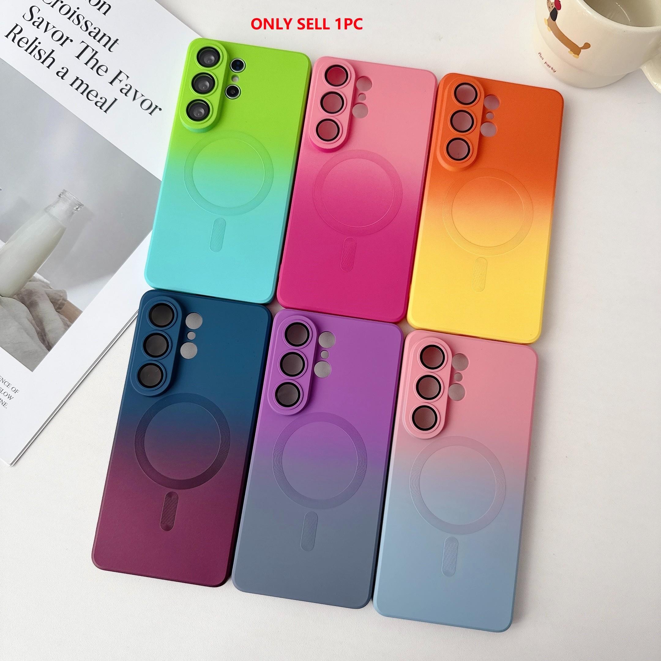 Gradient Liquid Phone Case for Samsung Galaxy S26/s25/s24, Shockproof Thin Protective Cover, Unisex Gift Idea