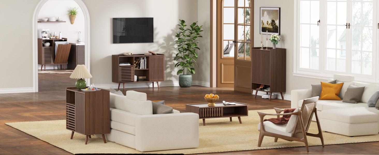 Vabches 6-Tier Shoe Cabinet with Grille Doors, Large Wooden Shoe Storage Cabinet with Adjustable Shelves, Mid-Centery Freestanding Shoe Organizer Cabinet for Entryway, Hallway Vabches 6-Tier Shoe Cabinet with Grille Doors, Large Wooden Shoe Storage Cabinet with Adjustable Shelves, Mid-Centery Freestanding Shoe Organizer Cabinet for Entryway, Hallway