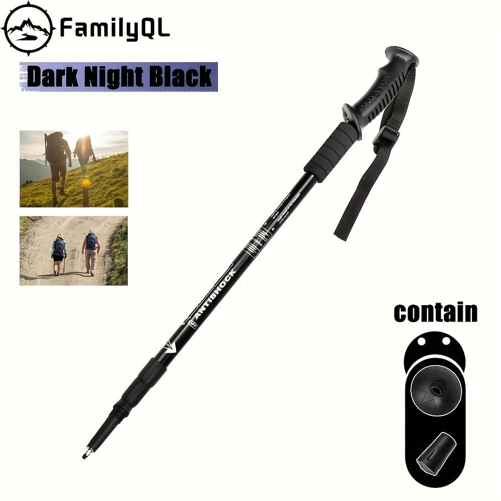 1pc Of Aluminum Alloy Hiking Stick, Foldable, Lightweight, Earthquake Resistant, Adjustable Hiking Stick, with Quick Locking for Men And Women, Hiking Accessories