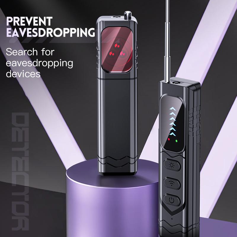 Hidden Spy Camera Detector, Anti Spy Gadgets, GPS Tracker Detector Finder, Bug Detector, Anti-eavesdropping Detector, Wireless RF Signal Detection, Infrared Scanner, Privacy Security Protection
