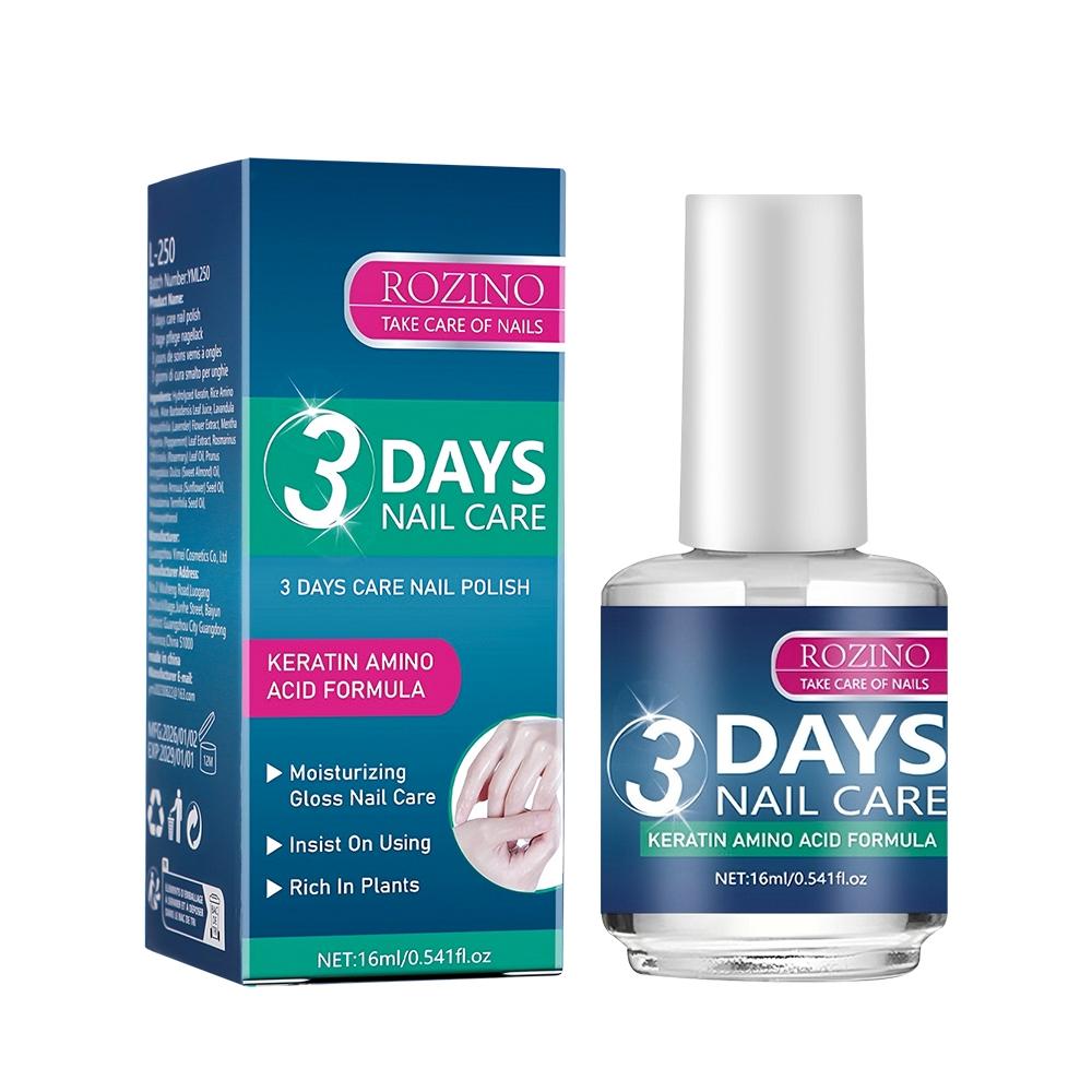 Nail Care Oil Moisturizing Shine Repair Cracked Nails Clear Non-Greasy Nail Nutrition Oil Keratin Amino Acid Vitamin E Deep Nourishing Strong Anti-Breakage Gift