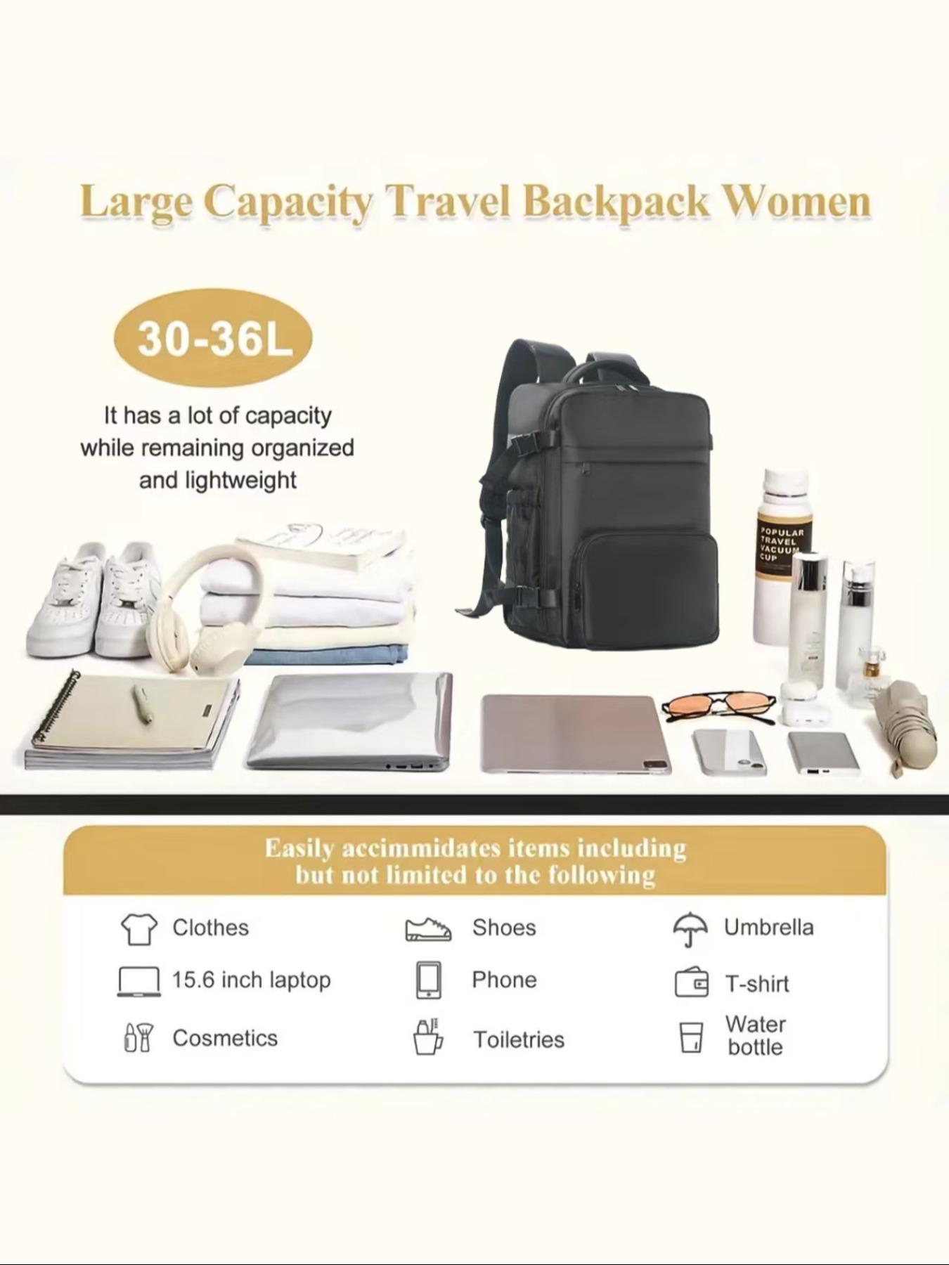 Unisex Vacuum Compression Backpack, Size 40x17x28 Cm, Ryanair Compliant, Durable Travel Storage Bag, Ideal for Airplane Essentials