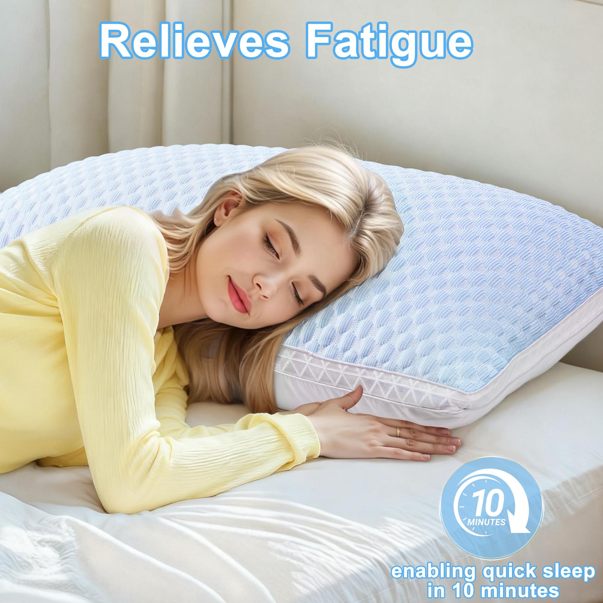 Raybee Luxury Neck Pillows 2 Pack,Bed Pillows Set of 2,Adjustable 5-star Hotel Quality Pillow for Side Back Sleeper, Holiday Gifts , Decor Bedroom Accessories【Black Friday】