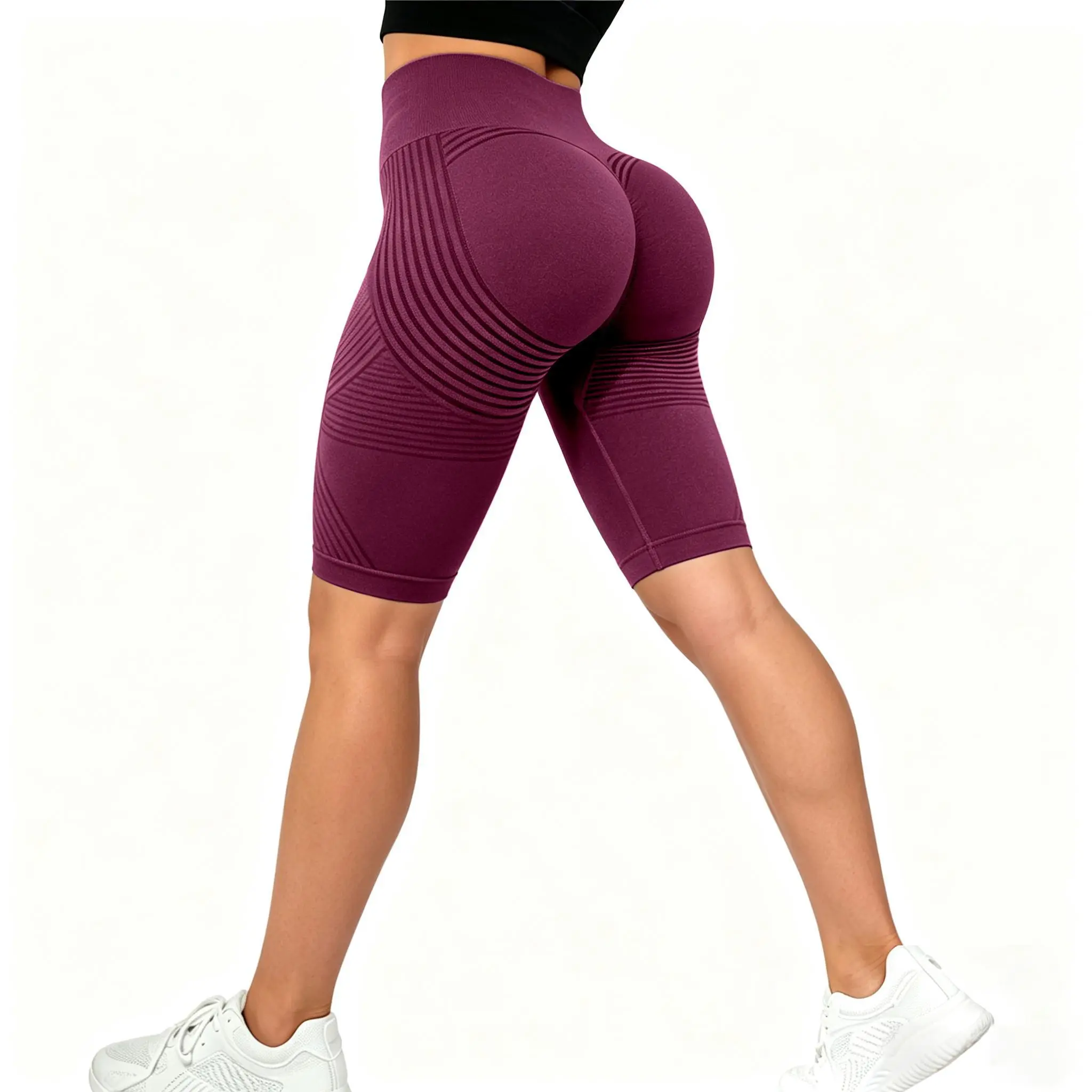 Wine Red Shorts
