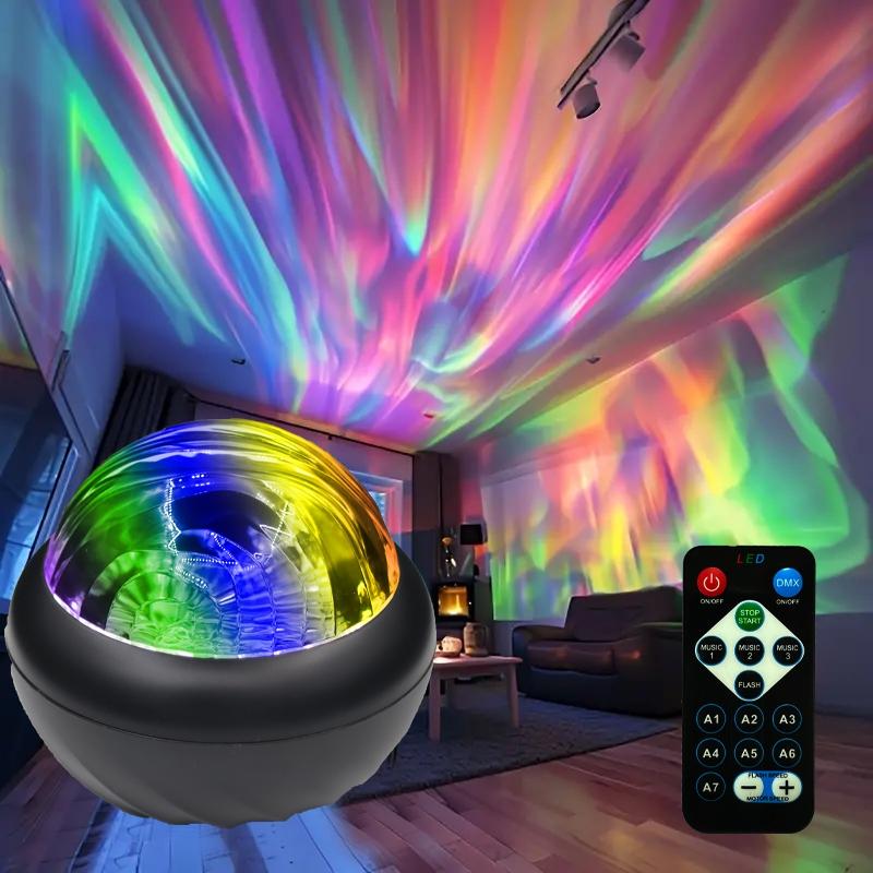 USB Powered Starry Projector with Remote Control & Accessories, Decorative Projector for Home Living Room Bedroom