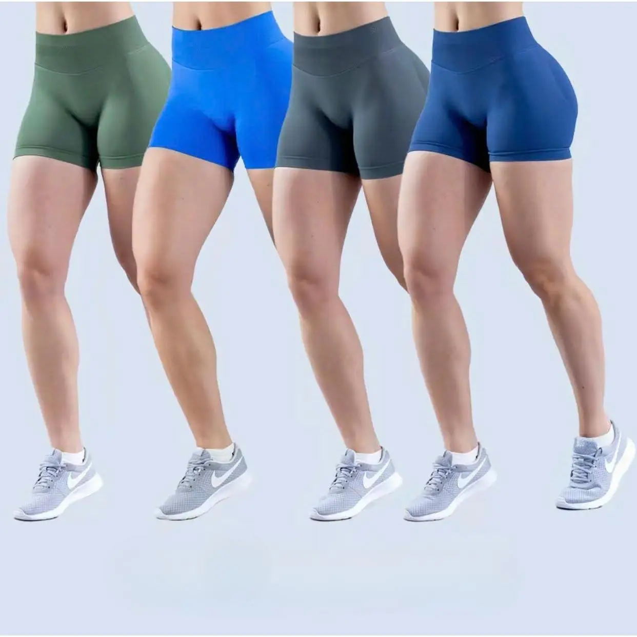 Impact Shorts |   High Stretch Fabric with Subtle Glute Contour for Gym and Yoga Wear, Medium Support, Fitted Design