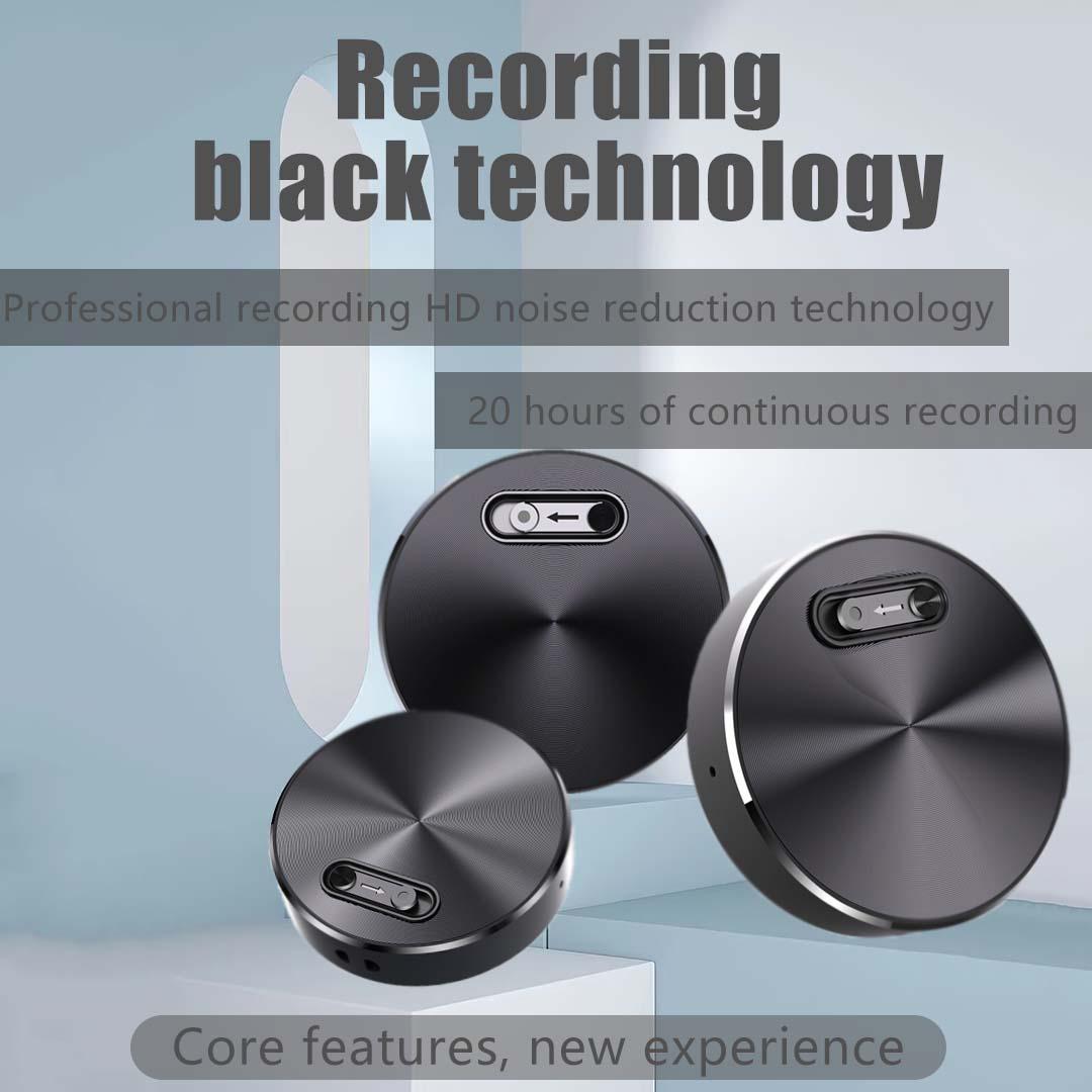 Smart Voice Recorder – One-Touch Recording, HD Noise Reduction,Long Battery, Large Storage, Support voice to text