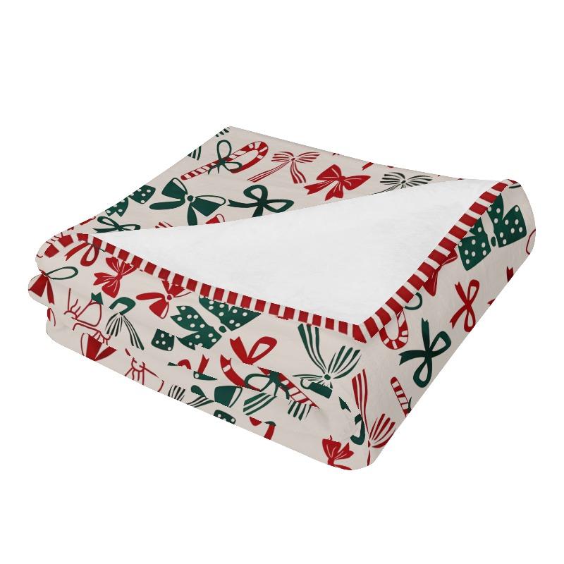 Funny blanket Holiday Printed Throw with Border