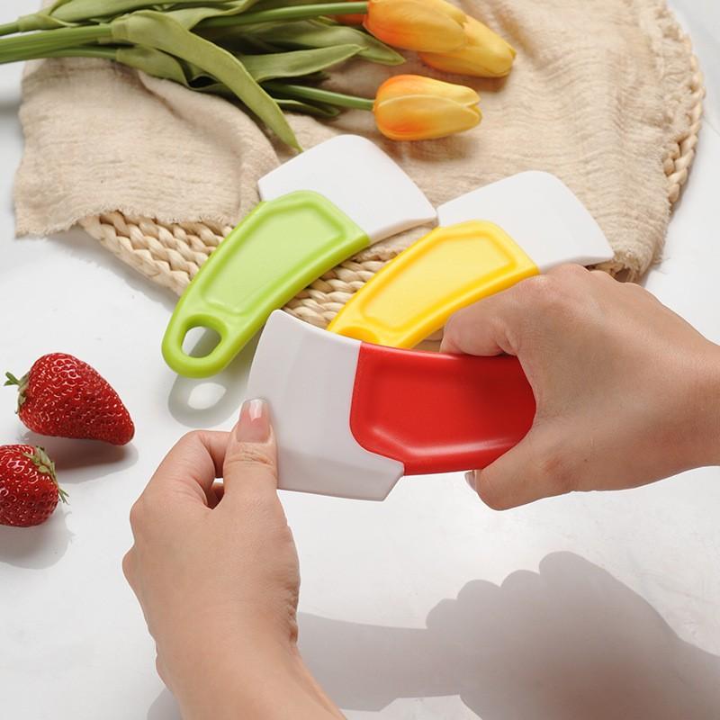 Japanese Style Cleaning Scraper, Jam Spreader Knife, Pot Bottom Cleaner, Bowl Brush, Pancake Scrapper, Essential Kitchen Tool