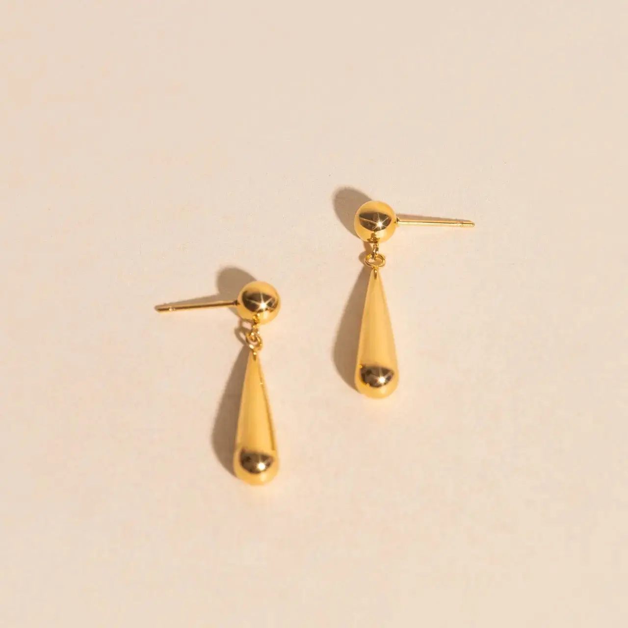 Jumbo Teardrop Stud Earrings