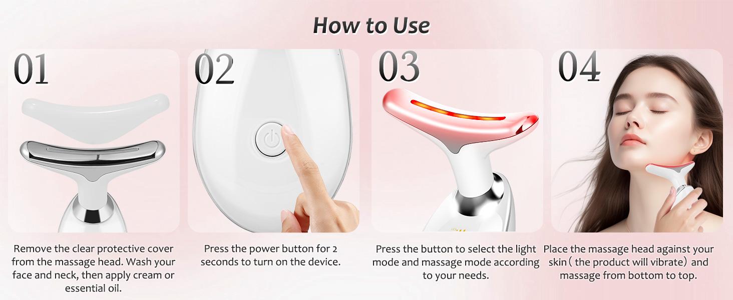 7 Color Facial Massager Tool with 7 LED Lights High-frequency Vibration Adjustable Power Levels for Neck Facial and Leg Soothing Blackhead Removal Christmas Gift 7 Color Facial Massager Tool with 7 LED Lights High-frequency Vibration Adjustable Power Levels for Neck Facial and Leg Soothing Blackhead Removal Christmas Gift