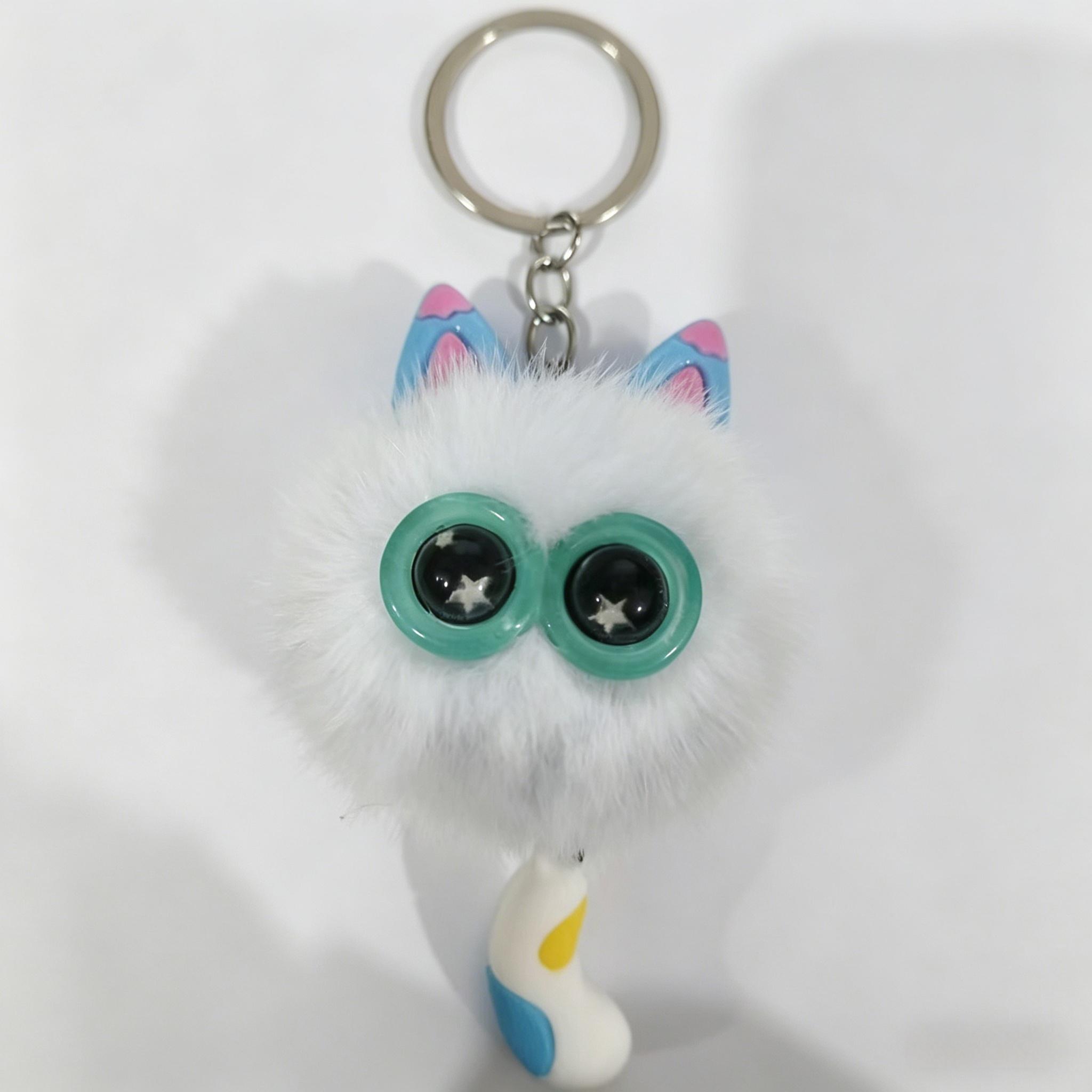 1/8pcs Cute Cat Plush Keychain Gift Set, Mini Cat Keychain for Car Decor, Birthday Gifts, School Carnival Prizes, Backpack Treasure Box