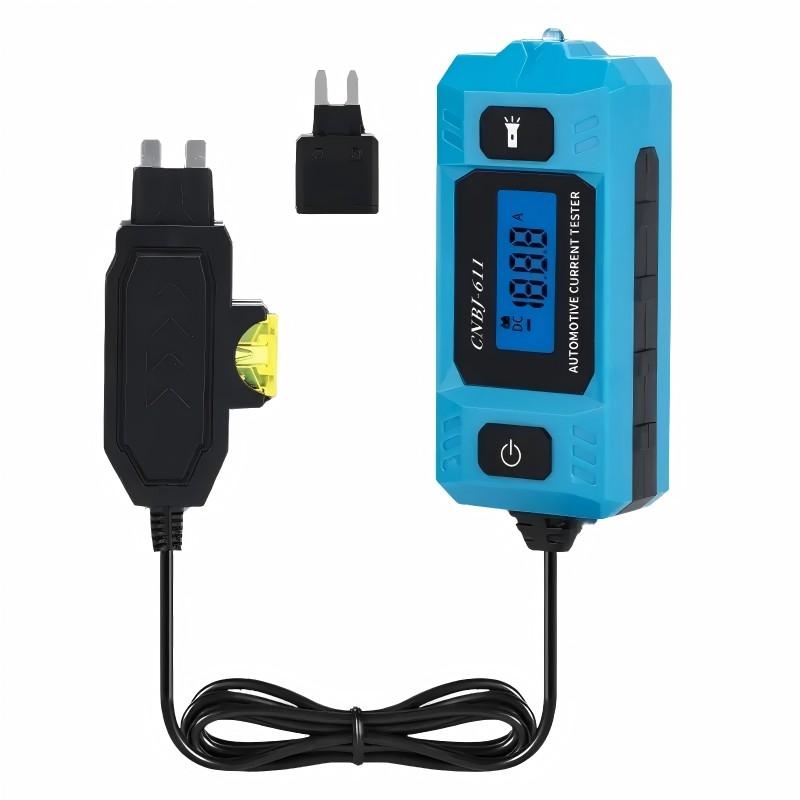 Automotive Circuit Detector (with Battery), Automotive Current Tester, Circuit Measuring Instrument, Max 48V Fuse Tester, Automotive Tester, Fault Testing Tools