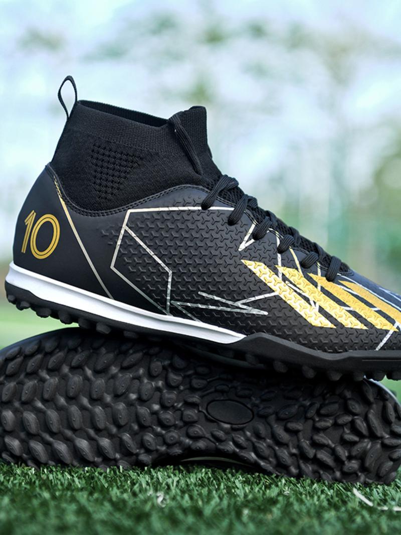 New Football Shoes Recommendation High-Top Nails Anti-Slip Grip Adult Unisex, Durable Training Cleats for Men & Women, Football Boots