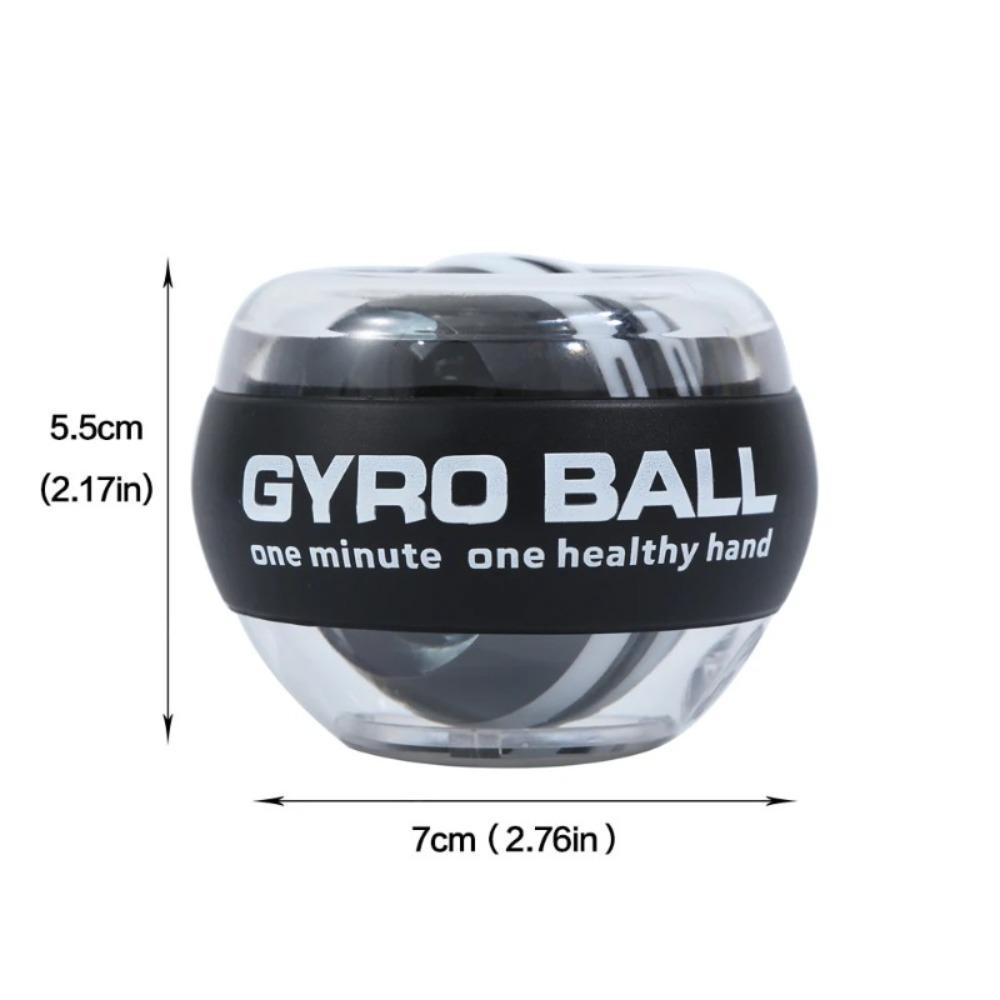 Self-starting grip ball forearm strengthener, wrist trainer, self-spinning arm gyro ball, adult home fitness equipment