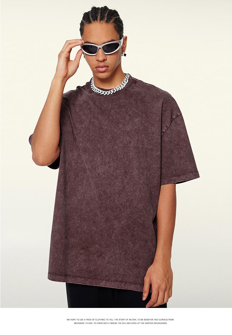 MIDMX Oversized Vintage Streetwear Cotton T-Shirts Solid Colors Men Women's Wear Summer Tops Baggy Crewneck Loose Fits Style 100% Pure Plant Dyed Comfortable Soft Breathable Black Friday Deals Christmas Gift Suits Suits Suits SpringStatements Tshirt