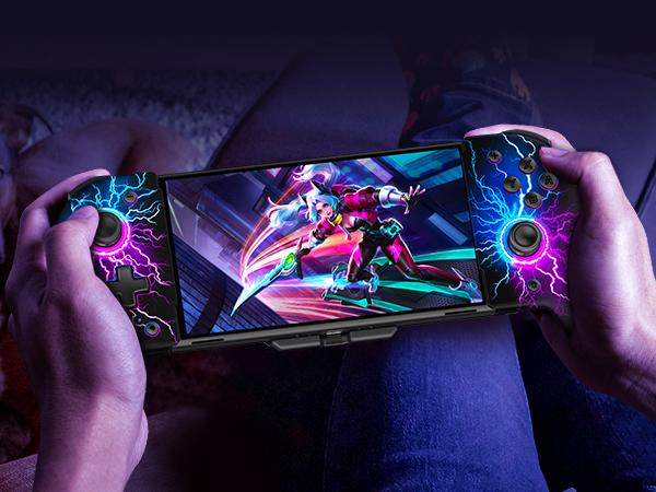 Wireless Hall Effect Joystick Switch Controllers, One-Piece Joypad Controller Replacement for Switch Controller/OLED, Switch Pro Controller with RGB/Programmable/Dual Vibration/TURBO/Wakeup Switch Accessories Console