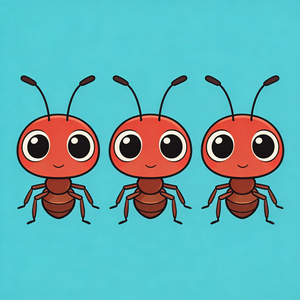 Three ants