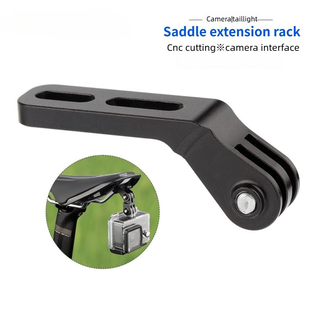 Tail light mount extension bracket, saddle bracket for action camera, compatible with SHIMANO and GOPRO for under-seat overhead mounting