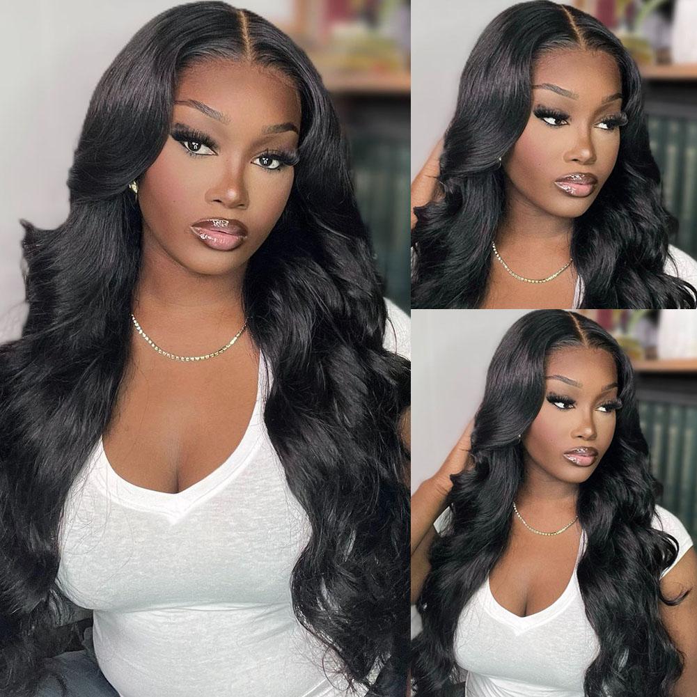 QUANDIAN 13x6 Balayage Highlight Lace Front Wig Human Hair 13x6 HD Lace Front Wigs Human Hair Body Wave Wig 200% Density FB/27 Ombre Wig Springtok QUANDIAN 13x6 Balayage Highlight Lace Front Wig Human Hair 13x6 HD Lace Front Wigs Human Hair Body Wave Wig 200% Density FB/27 Ombre Wig Springtok
