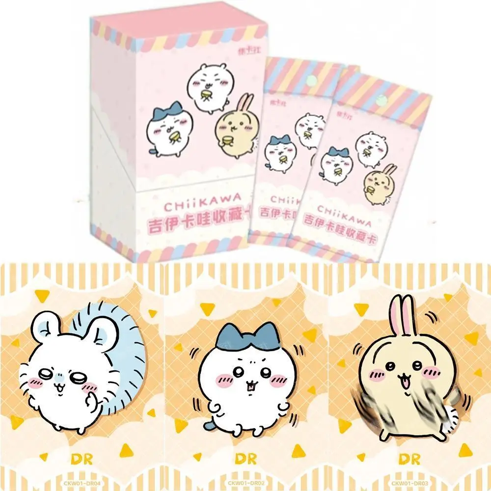 2026 New hot item Genuine Chiikawa Cards Vitality Moment Nanka Chiisakute Kawaii Yatsu Anime Peripheral Collectible Cards Toy Gift