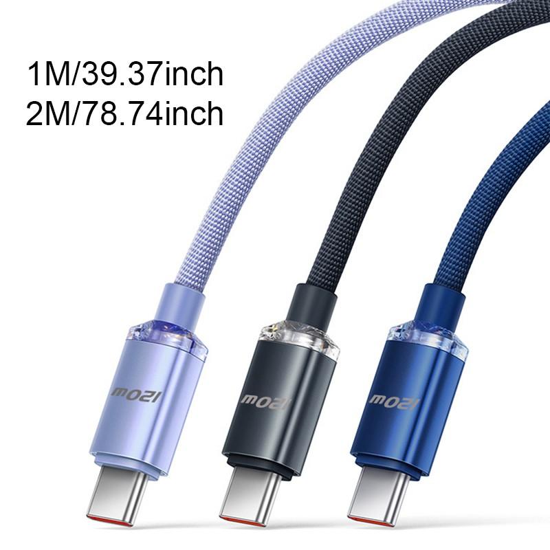 120w Super Fast Charging 6a Data Cable for Huawei Honor Type-C, 1m/2m Universal Charger Cable, High Power Efficiency