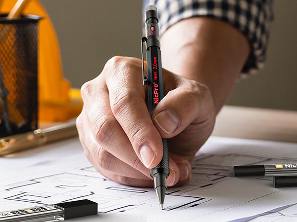 Nicpro 35Pack Art Mechanical Pencil Set, Metal Drafting Pencil 0.5, 0.7, 0.9,1.3 mm & 2mm with 21 Tube Lead Refills(6B 4B 2B HB 2H 4H Colors) Weatherproof Barrel for Outdoor Writing Drawing Sketching Nicpro 35Pack Art Mechanical Pencil Set, Metal Drafting Pencil 0.5, 0.7, 0.9,1.3 mm & 2mm with 21 Tube Lead Refills(6B 4B 2B HB 2H 4H Colors) Weatherproof Barrel for Outdoor Writing Drawing Sketching