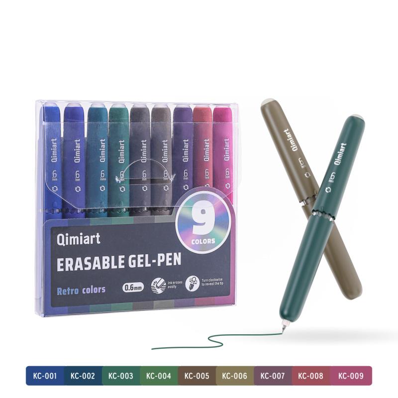 Erasable Gel Pens, 9/45 Colors Rotary Retractable Fine Point Erasable Pens,Vibrant Color Selection,Cute Eggshell Design,Erasable Ink,Make Mistakes Disappear for Drawing Writing Planner and Crossword Puzzles