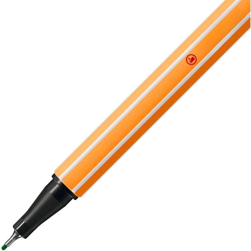Point 88 Fineliner Pen, 6-Count Pack with Assorted Colors (Office Stationery Writing Tool)