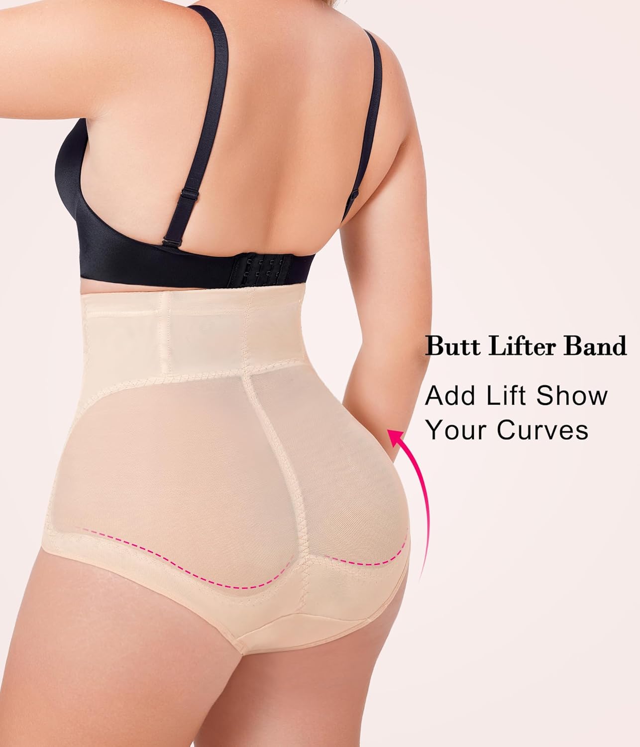 Women Shapewear Tummy Control High Waist Body Shaper Waist Cincher Stomach Shapewear Briefs