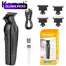 【Black Friday】Kemei KM-2299 Professional Hair Trimmer, Cordless Detailer Barber Clipper with Zero-Gapped Carbon Blade, High-Quality Trimmer, Cordless Rechargeable Trimmer, Wireless Rechargeable Trimmer #GLOBAL PICKS