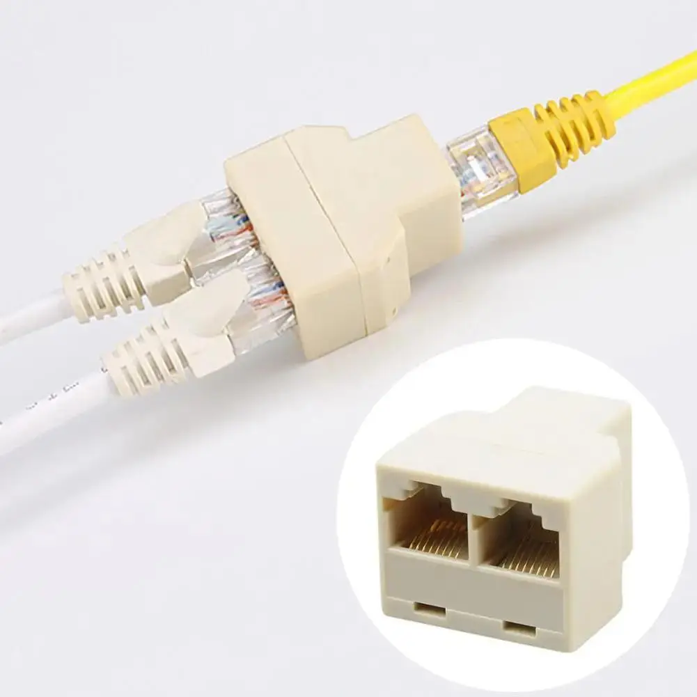 3-Pack Rj45 Ethernet Splitter, Network Connection Distributor, Ideal for Home Office Networking, Enhance Your Connectivity Setup
