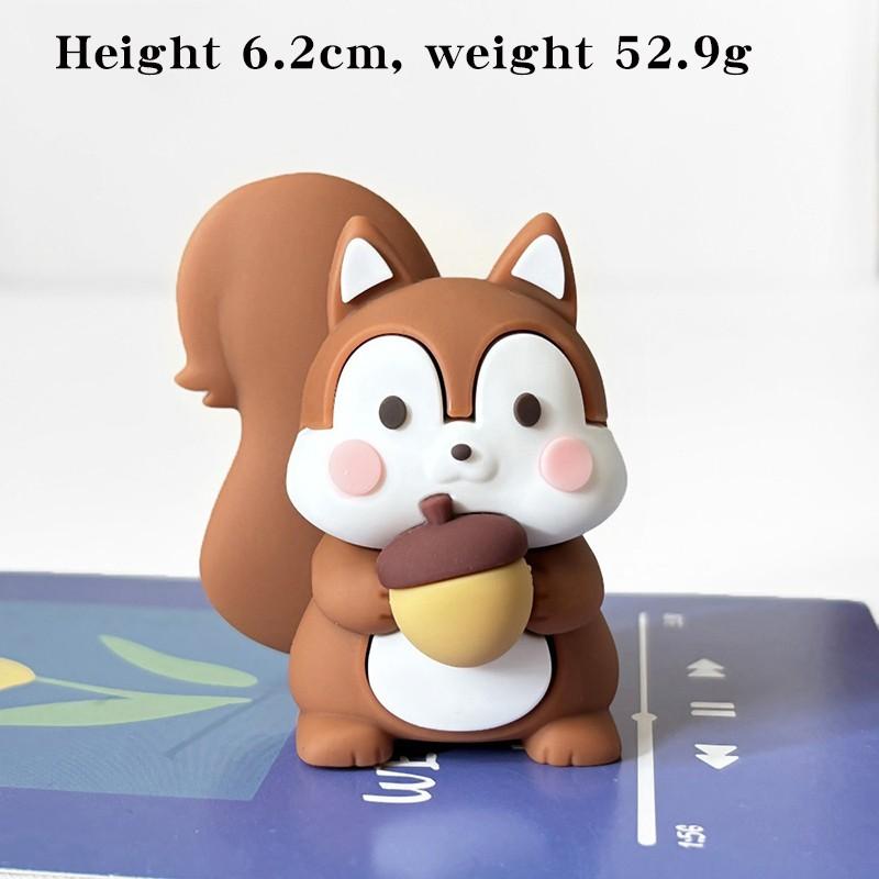 Animal System Forest Theme Kids Boy Birthday Cake Decorations, Cartoon Animals Zebra Hippo Squirrel Monkey Rabbit Elephant Baby Birthday Insert, Home Ornament