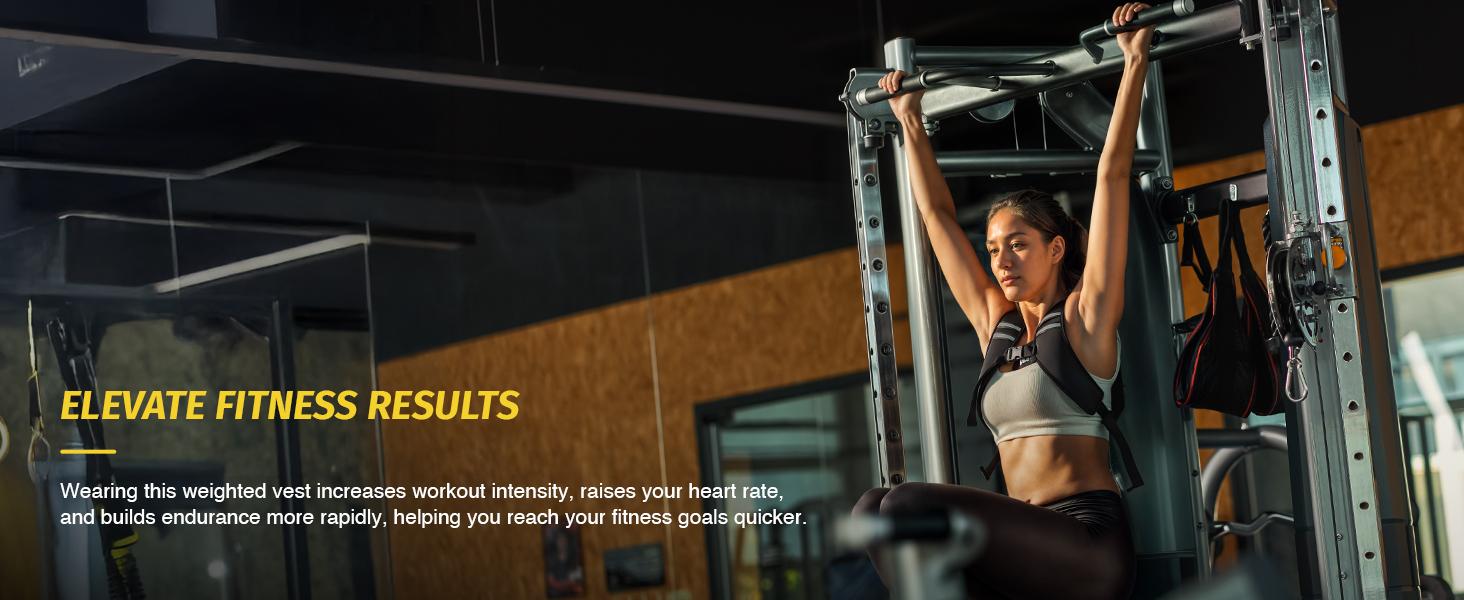 【SpringStatements】ZELUS Weighted Vests, 5/10/15lbs Z-Fit Weighted Vest with Z-fit Washable Fabric&Reflective Stripes & Adjustable Straps for Men & Women: Motivational Walking, Running, Weight Training, Rucking, Jogging | Fitness Challenge