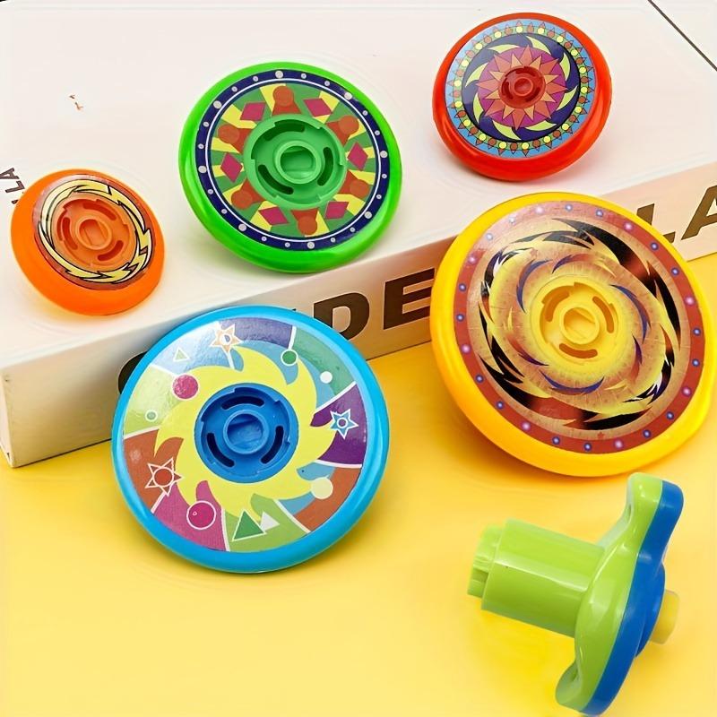 Stacked music gyro toy (1 set), colorful multi-layer spinning music, fun launcher spinning toy, parent-child interactive tabletop game gyro battle toy