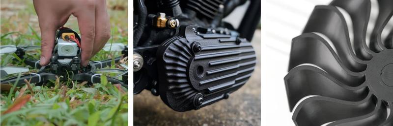 SUNLU PA6-CF Carbon Fiber Engineering Filament​ 1KG 1KG – ​Combines 80% PA with 20% carbon fiber, 175°C Heat Resistance​ | ​Drone Frames, Automotive Gears, Robot Actuators​ | Industrial-Grade Wear Resistance & Low Warping