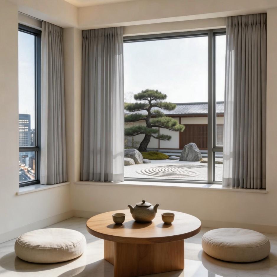 1pc French Cream Dreamy Sheer Curtain, Living Room Lazy Style, Lightweight Fabric, Fits French, Wood Styles, Cozy Atmosphere