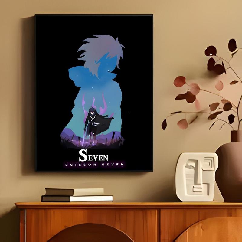 Chinese Action Comedy Scissor Seven Season Poster Waterproof Moisture-Proof Scratch-Resistant Durable HD Self-Adhesive Poster For Living Room Bedroom Cafe Bar Corridor Wall Decor & Gifting