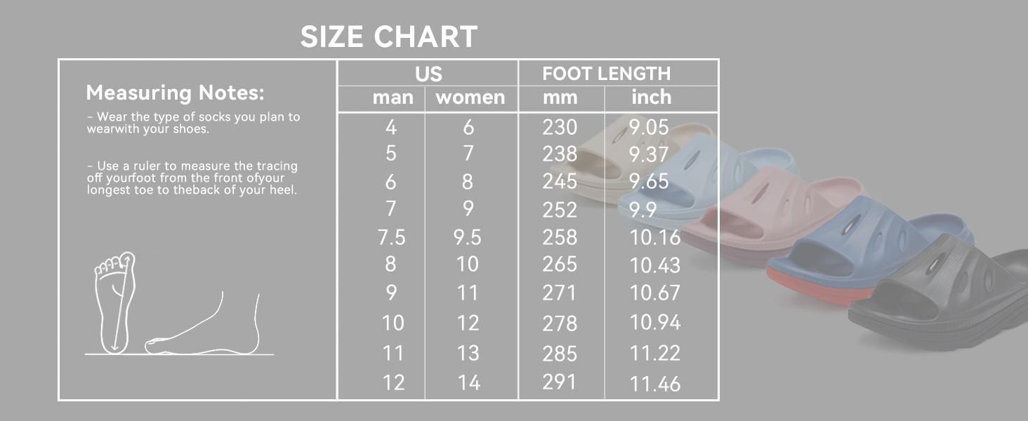 Sandals for Women Arch Support Recovery Slides Cloud Slippers for Plantar Fasciitis|         Extremely Comfort