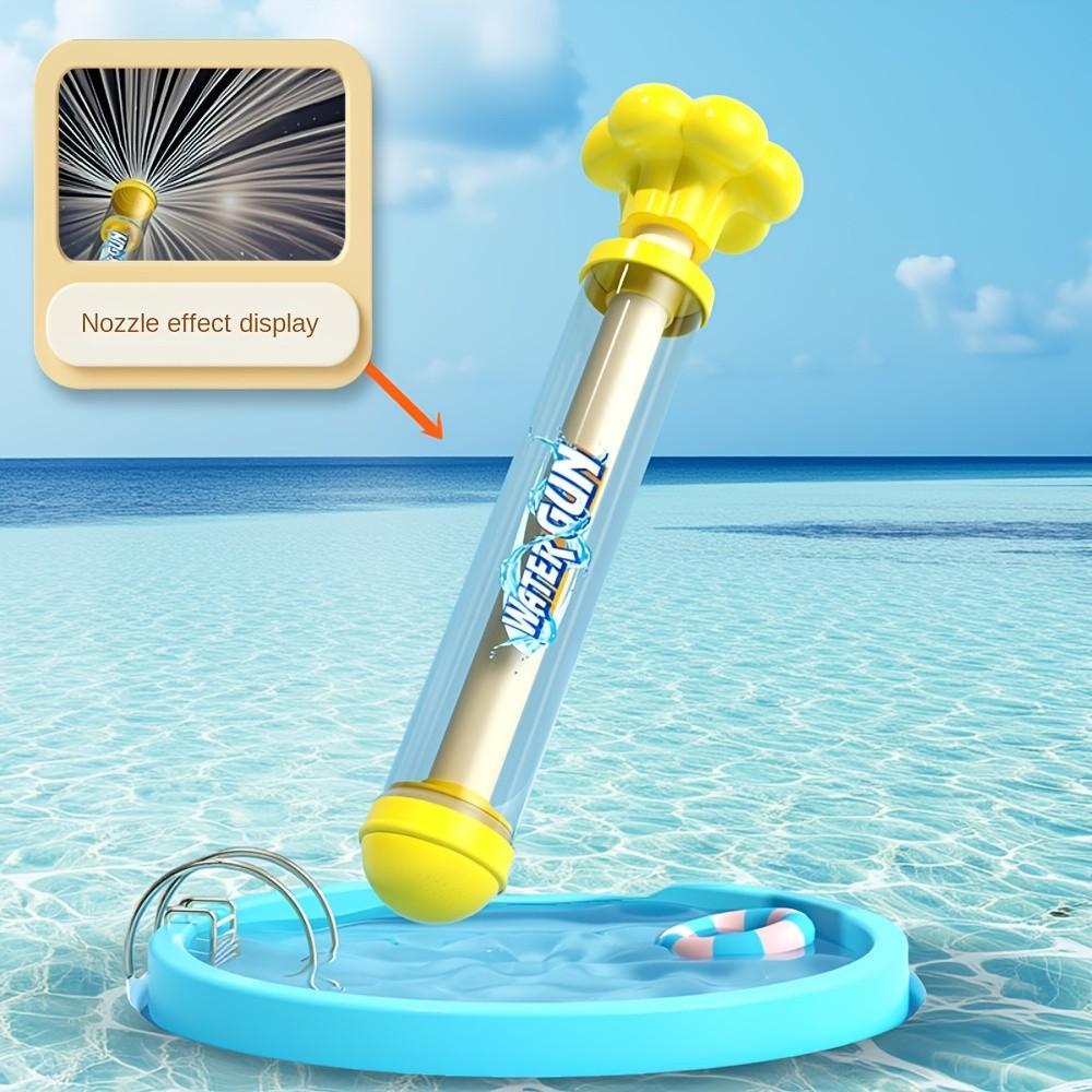 Fireworks Water Gun Kids Toy, Large Capacity Pull Ring Sprayer, Portable Multi-Function Water Gun for Boys, Durable Outdoor Play Gear