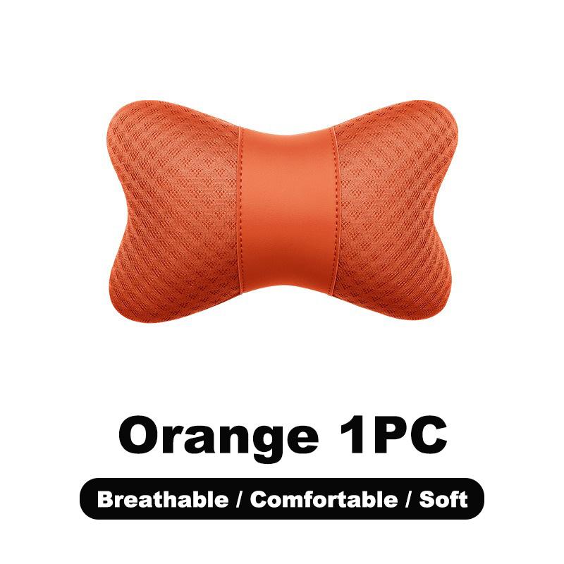 1pc Car Ice Silk Headrest, Breathable Neck Pillow, Lumbar Support Pad, Interior Accessories, Car Seat Headrest, Auto Accessories, Automotive