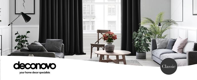 2 Panels Solid Blackout Curtains (85%-95% Light Blocking, Grommet Top, 52"W) – Thermal Insulated & Soundproof Drapes for Living Room, Bedroom & Home Office