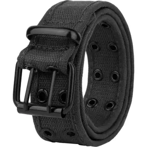 Canvas Double Grommet Hole Belt 12 Colors