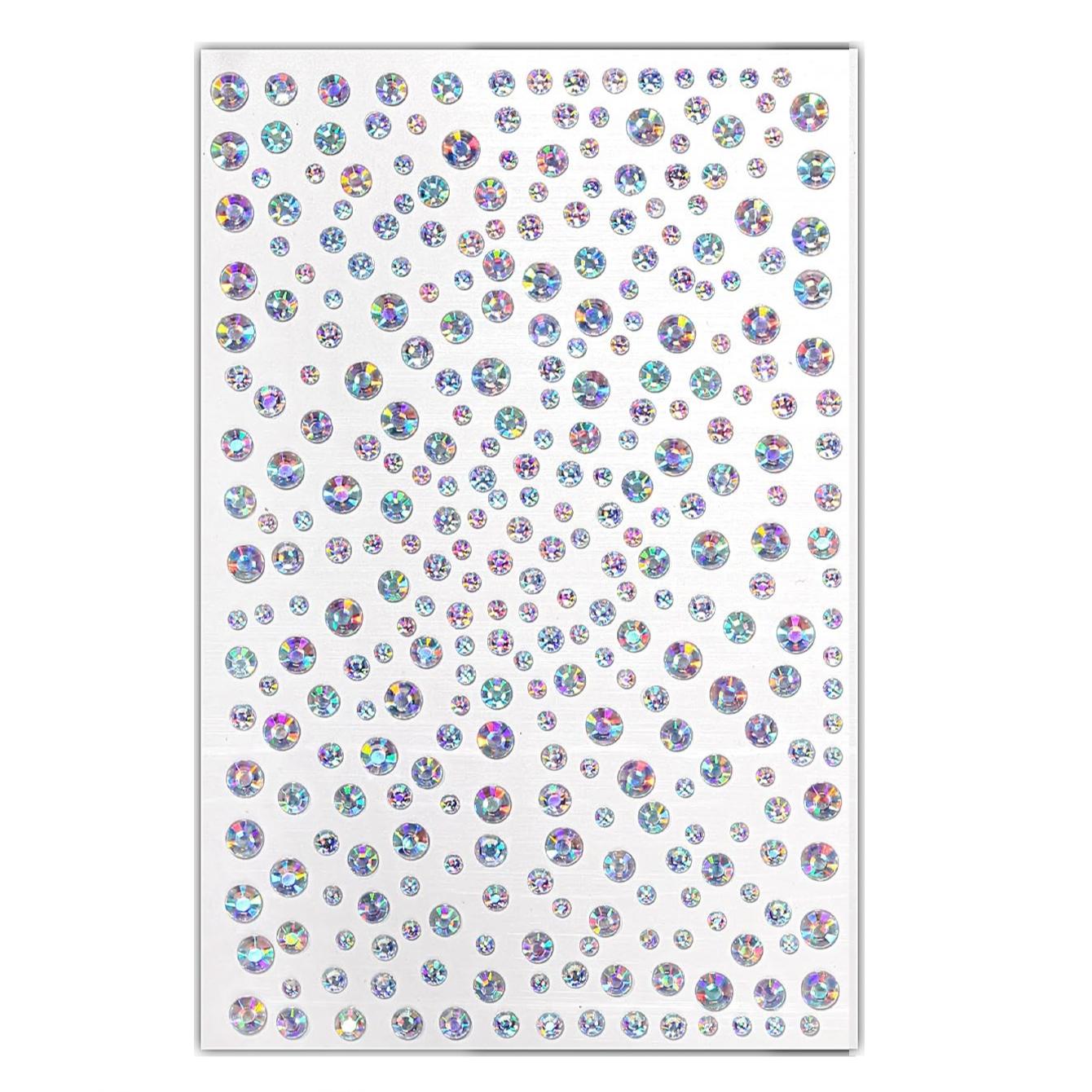 Large Beads 3D Radiant Starry Sky Rhinestone Face Jewelry Stickers, Glitter Tattoos, DIY Music Festival Party Makeup Decoration For Hair, Eyes, Face & Body, Gift Set