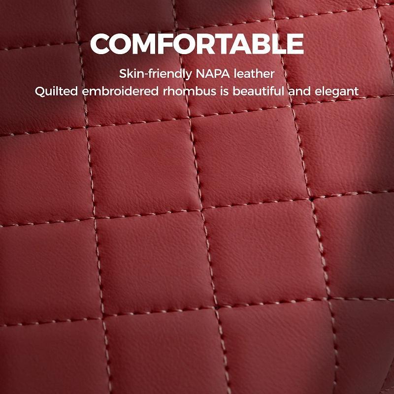 Multifunctional PU Leather Car Armrest Box Mat with Central Elbow Heightening Pad Storage Box Cup Holder & Car Tissue Box Auto Interior Accessories，Car Storage Box，Car Tissue Box