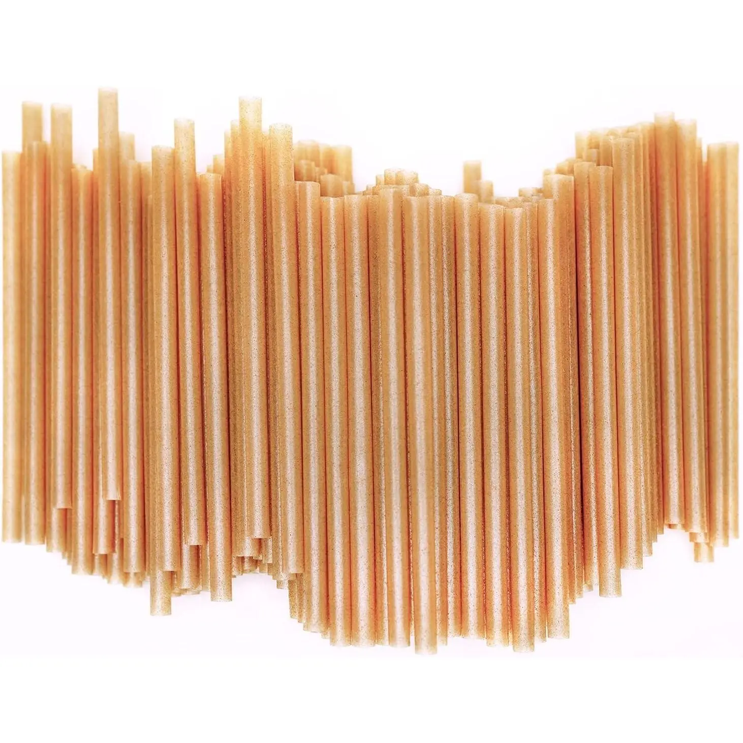5 Inch Compostable Cocktail Straws 200 Pack - Biodegradable Sugarcane Fiber Stirrers, Sturdy Plastic-Free Drinking Straws for Hot & Cold Drinks, Not FoggyGift