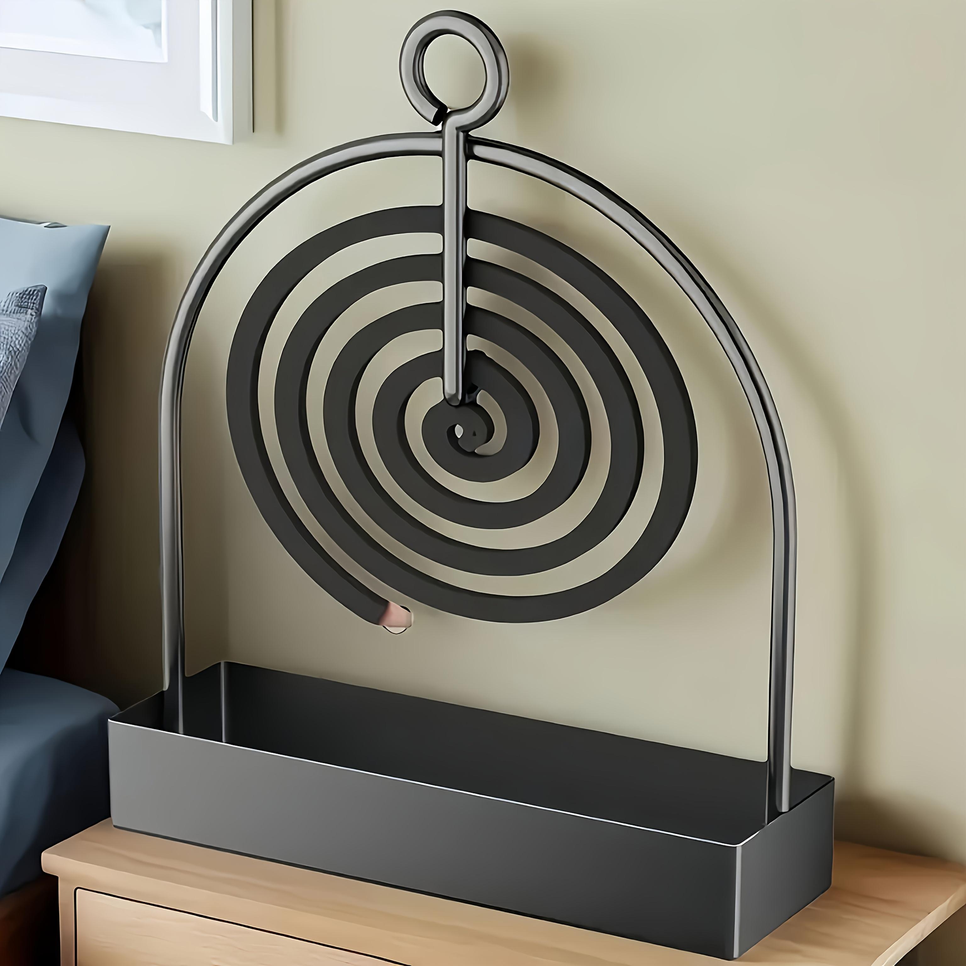 One Mosquito Coil Holder, Made of Metal, Suitable for Hanging Mosquito Coils or Sandalwood Incense, Suitable for Decorating Living Rooms/bedrooms and Outdoor Camping