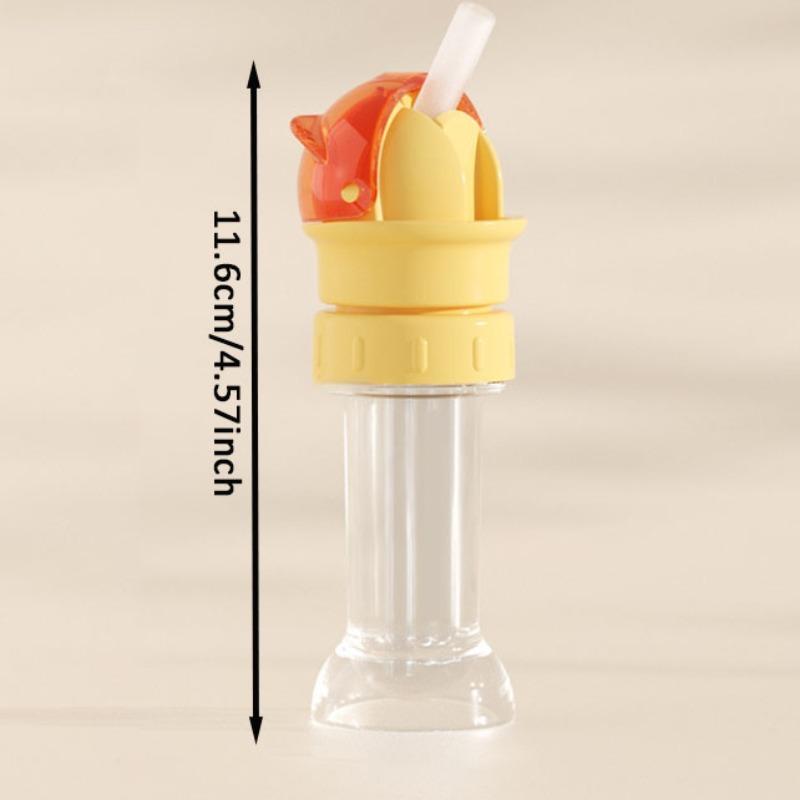 Kids' Water Bottle Spout Adapter Cap with Straw, Water Bottle Spout Adapter, Universally Compatible with Juice and Water Bottles, Portable Juice and Water Bottle Straw Cap, Leak-Proof Straw Cap, Suitable for Toddlers and Children, Beverage Accessory.